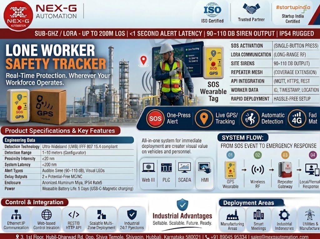 LONE WORKER SYSTEM technical layout