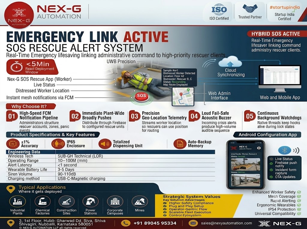 SOS RESCUE APPLICATION technical layout