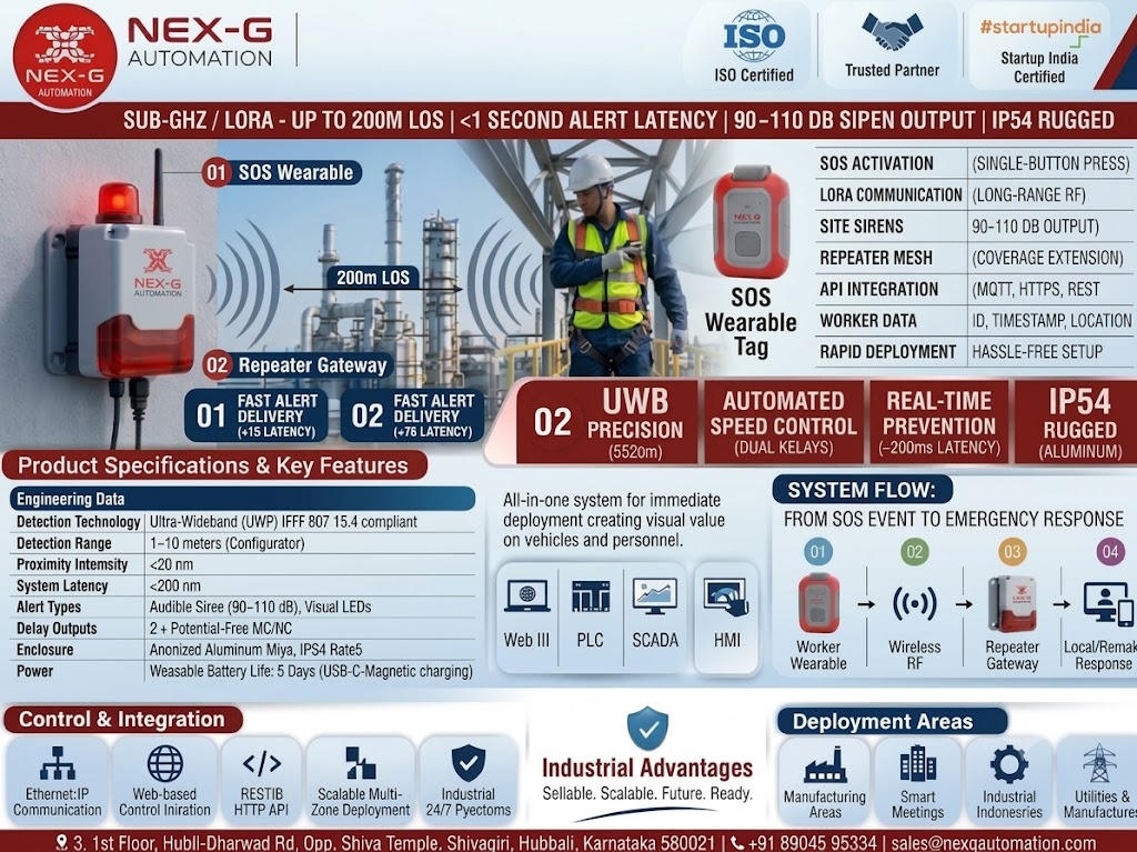 SOS ALERT WEARABLES KIT technical layout