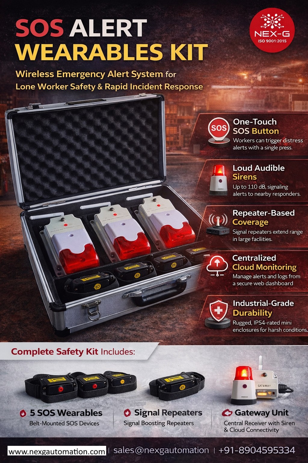 SOS Alert Wearables Kit